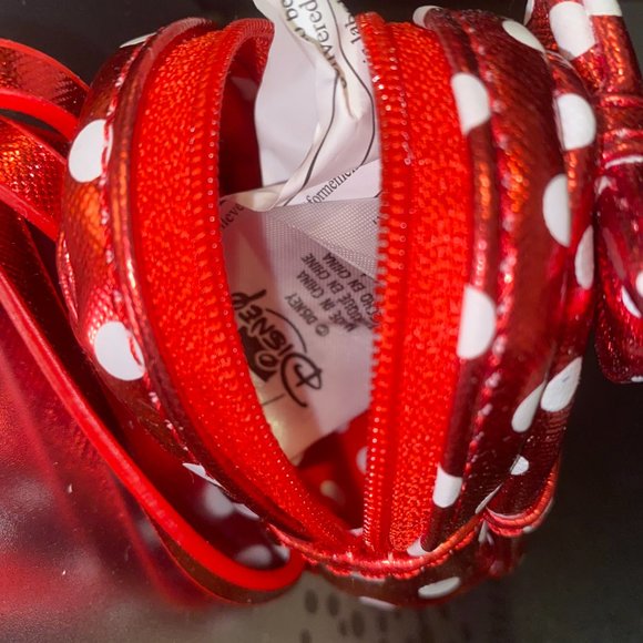 Disney nuiMOs Loungefly Minnie Mouse Red Polka Dot Backpack - Picture 11 of 12